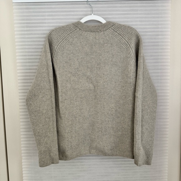 Uniqlo U Premium Lambswool Ribbed V-Neck Sweater by Christophe Lemaire S - Picture 9 of 12